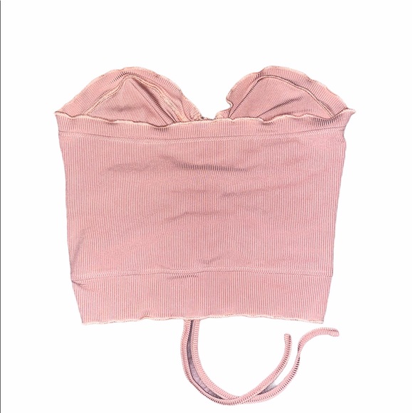 Mauve Front-Drawstring Adjustable Top | XS - Picture 2 of 2